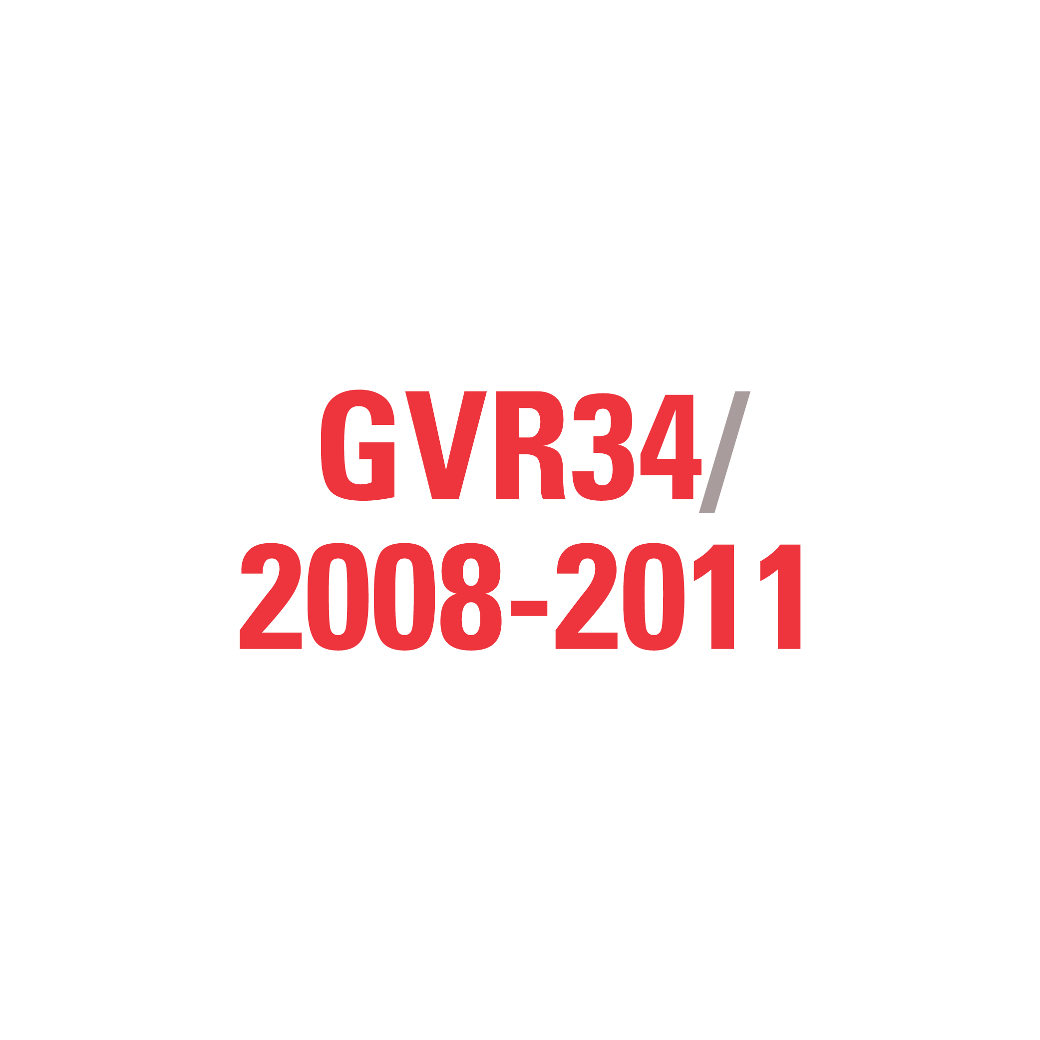 GVR34 2008-2011